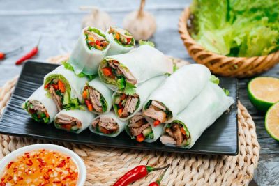 Cách làm phở cuốn thập cẩm